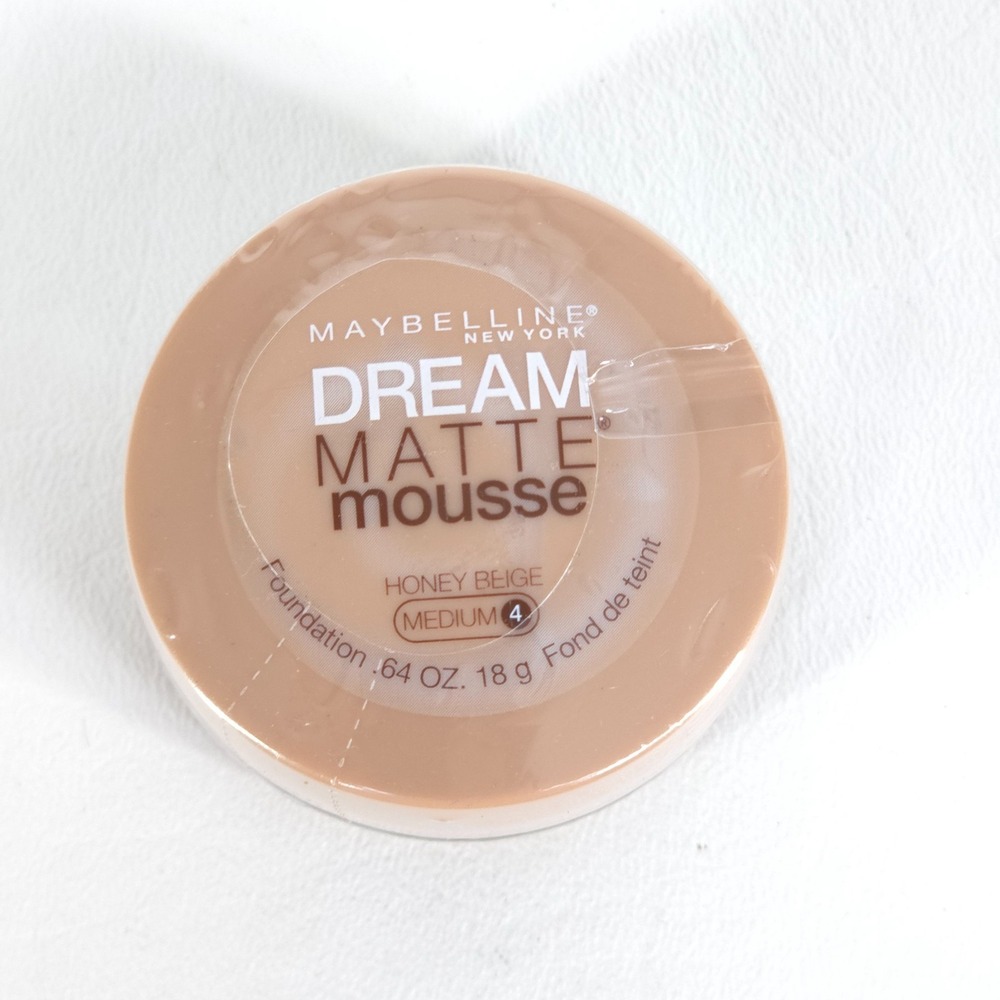 Maybelline Dream Matte Mousse Foundation Honey Beige Medium 4 18g Sealed NEW